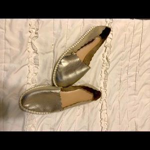 Crown and Ivy gold colored shoes size 8.5